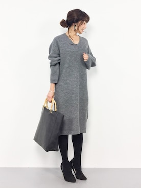 「BEAU'RE SECOND（ビュレセカンド）のアイテム」を使った、RINAさん（レディース・160cm）の秋コーディネート