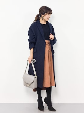 「N.（N. Natural Beauty Basic）（エヌエヌナチュラルビューティーベーシック）のアイテム（その他アウター）」を使った、RINAさん（レディース・160cm）の秋コーディネート