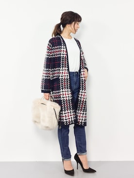 「N.（N. Natural Beauty Basic）（エヌエヌナチュラルビューティーベーシック）のアイテム（その他アウター）」を使った、RINAさん（レディース・160cm）の秋コーディネート