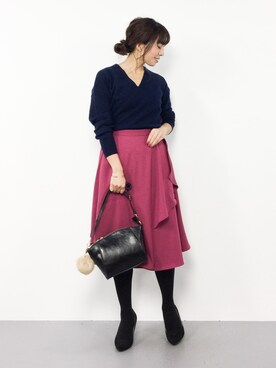 RINAさん（レディース・160cm）の秋コーディネート