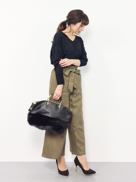 RINAさん(レディース・160cm)の秋コーディネート