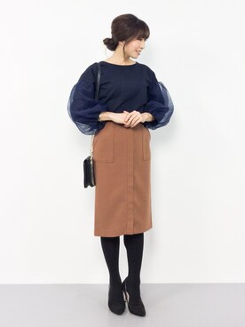 RINAさん（レディース・160cm）の秋コーディネート