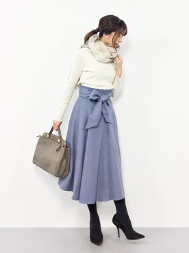 「LuuNa（ルーナ）のアイテム」を使った、RINAさん（レディース・160cm）の秋コーディネート