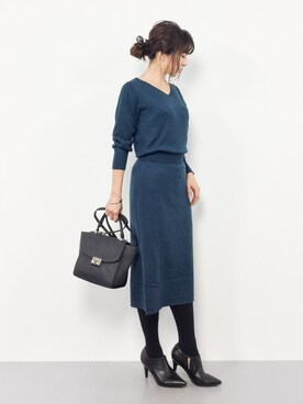 RINAさん(レディース・160cm)の冬コーディネート