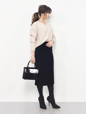 RINAさん（レディース・160cm）の冬コーディネート