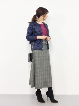 RINAさん（レディース・160cm）の冬コーディネート