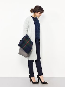 「Eldia'lu（エルディアル）のアイテム」を使った、RINAさん（レディース・160cm）の冬コーディネート