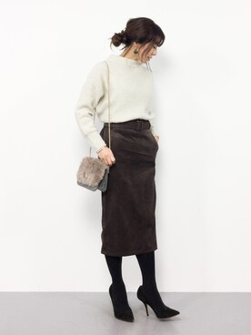 RINAさん(レディース・160cm)の冬コーディネート