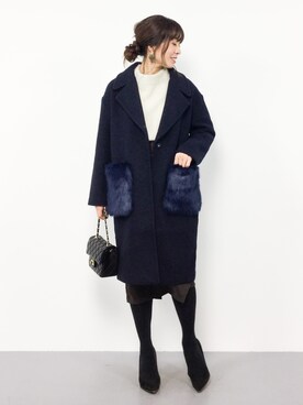 RINAさん（レディース・160cm）の冬コーディネート