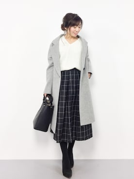 RINAさん（レディース・160cm）の冬コーディネート