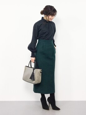 RINAさん（レディース・160cm）の冬コーディネート