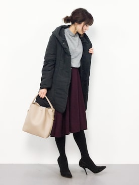 RINAさん（レディース・160cm）の冬コーディネート