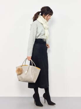 RINAさん（レディース・160cm）の冬コーディネート