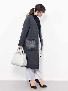 RINAさん（レディース・160cm）の冬コーディネート