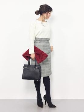 RINAさん（レディース・160cm）の冬コーディネート