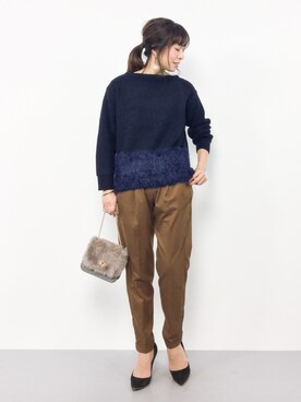 RINAさん（レディース・160cm）の冬コーディネート