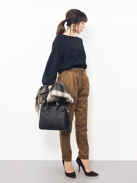 RINAさん（レディース・160cm）の冬コーディネート