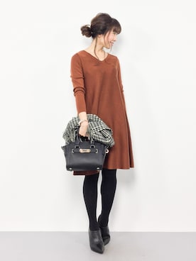 RINAさん（レディース・160cm）の冬コーディネート