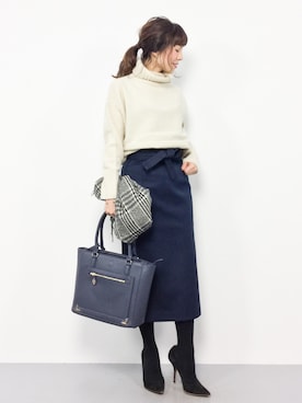 RINAさん(レディース・160cm)の冬コーディネート