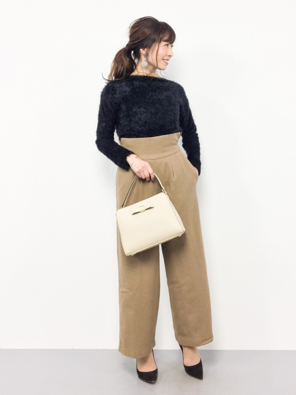 SLOBE IENA（スローブイエナ）の「フェザーヤーンプルオーバー