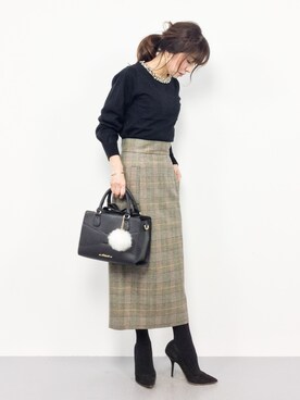 RINAさん(レディース・160cm)の冬コーディネート