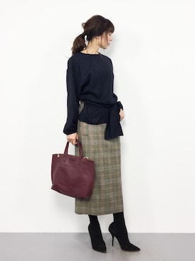 RINAさん（レディース・160cm）の冬コーディネート