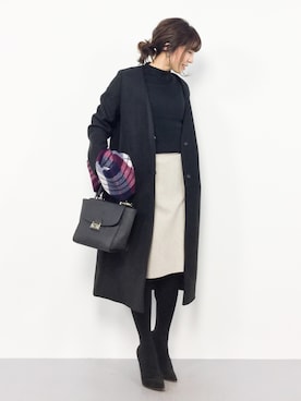 RINAさん（レディース・160cm）の冬コーディネート