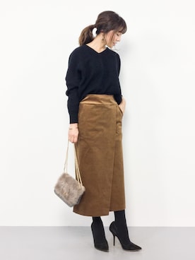 RINAさん（レディース・160cm）の冬コーディネート