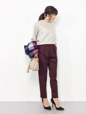 RINAさん（レディース・160cm）の冬コーディネート