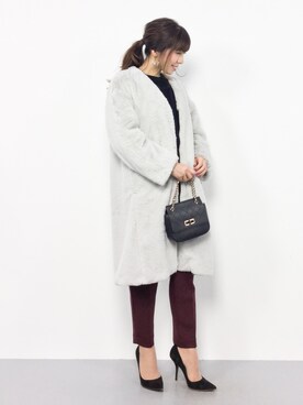 RINAさん（レディース・160cm）の冬コーディネート