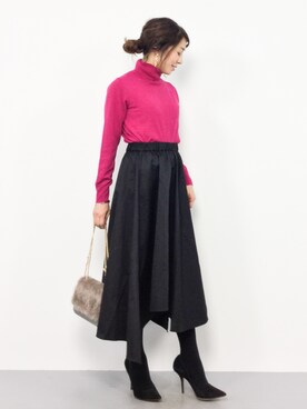 RINAさん(レディース・160cm)の冬コーディネート