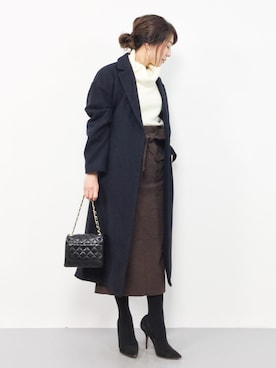 RINAさん（レディース・160cm）の冬コーディネート