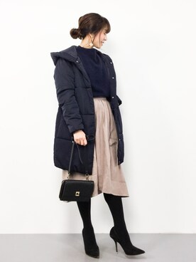 RINAさん（レディース・160cm）の冬コーディネート