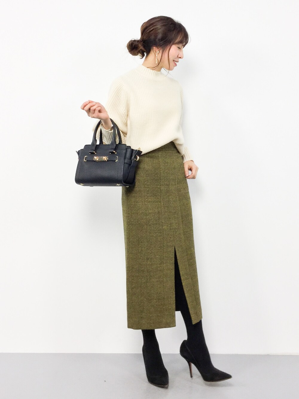 VERMEIL par iena カラーツイードタイトスカート VERMEIL par iena（ヴェルメイユパーイエナ）の「カラーツイード