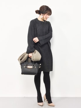 RINAさん（レディース・160cm）の冬コーディネート