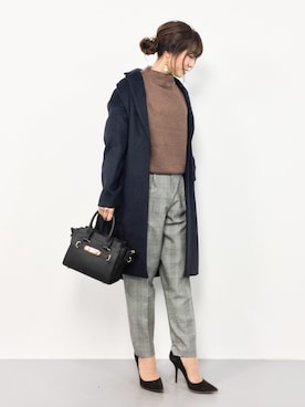 RINAさん（レディース・160cm）の冬コーディネート