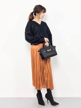 RINAさん(レディース・160cm)の冬コーディネート