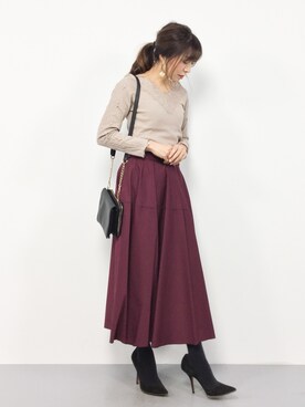 RINAさん（レディース・160cm）の冬コーディネート