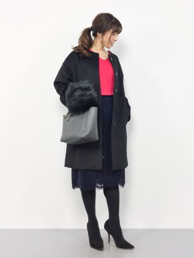 RINAさん（レディース・160cm）の冬コーディネート