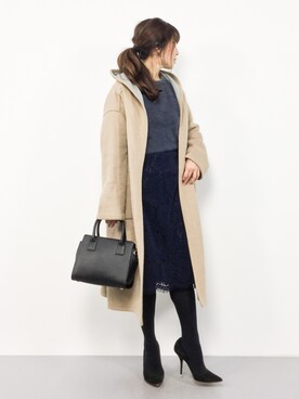 RINAさん（レディース・160cm）の冬コーディネート