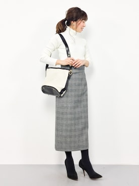 RINAさん(レディース・160cm)の冬コーディネート