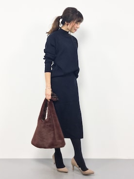 RINAさん（レディース・160cm）の冬コーディネート