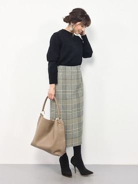 RINAさん（レディース・160cm）の冬コーディネート