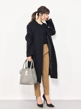 RINAさん（レディース・160cm）の冬コーディネート