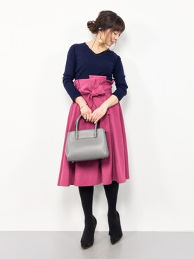 RINAさん（レディース・160cm）の冬コーディネート