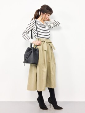 RINAさん(レディース・160cm)の冬コーディネート