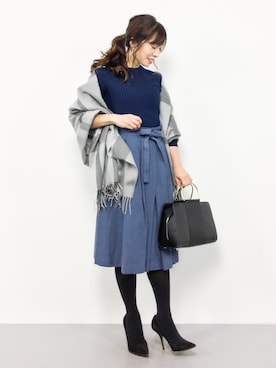 RINAさん（レディース・160cm）の冬コーディネート