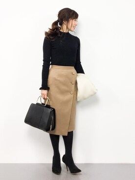 RINAさん(レディース・160cm)の冬コーディネート