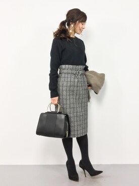 RINAさん(レディース・160cm)の冬コーディネート