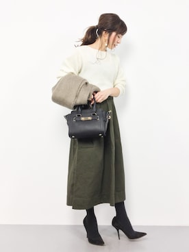 RINAさん（レディース・160cm）の冬コーディネート